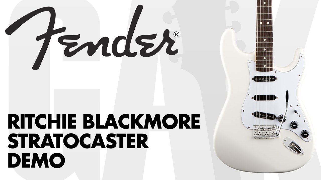 Fender - Ritchie Blackmore Stratocaster Demo at GAK - YouTube