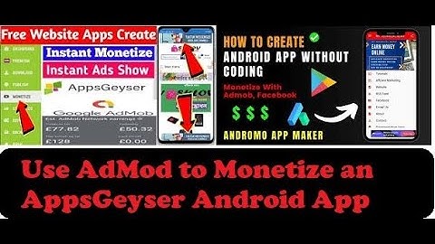 Use AdMod to Monetize an AppsGeyser Android App