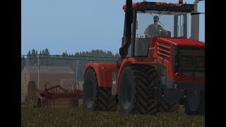 Farming Simulator 2017 К744Р4 прем с полунавесным плугом ПТК 9 35