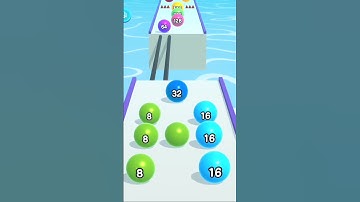 New Ball Run 2048 - gameplay walktrough android iOS #ballrun2048 #gaming