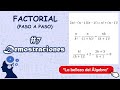 Factorial 7/7 - Demostraciones de Ecuaciones Factoriales | Numero Factorial