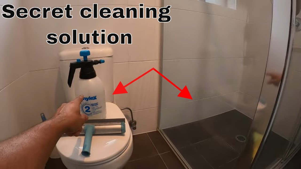 How to Clean a Shower & Glass Doors (Shower Cleaning Routine) 