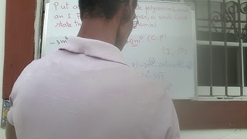 IDENTIFY COMPLETE AND INCOMPLETE POLYNOMIAL.#1