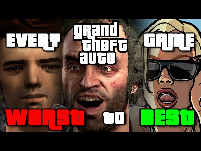 Every Rockstar Games Title Ranked From Worst to Best (All GTA Games Ranked)