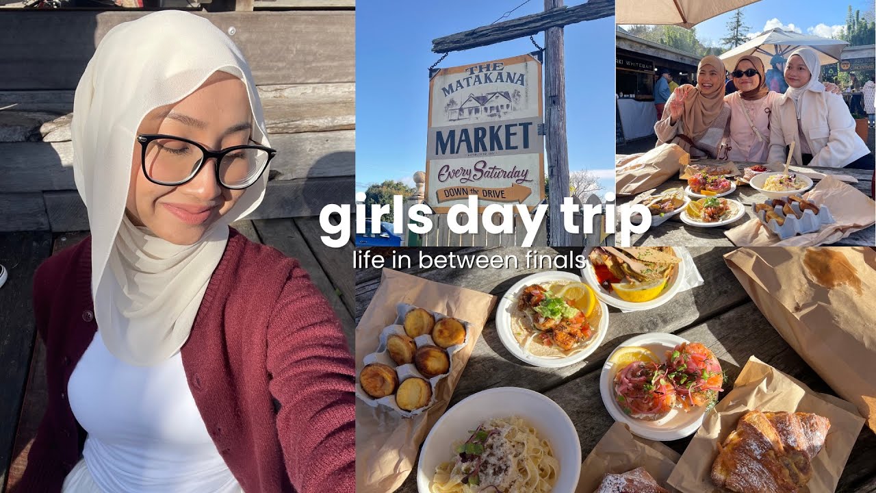 IMPROMPTU GIRLS TRIP TO MATAKANA | food hunting, mini golf, cafe hunt, matakana market, uni life