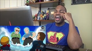 Captain America Hates Captain Marvel 【Marvel's Superheroes Parody】 - REACTION!!!