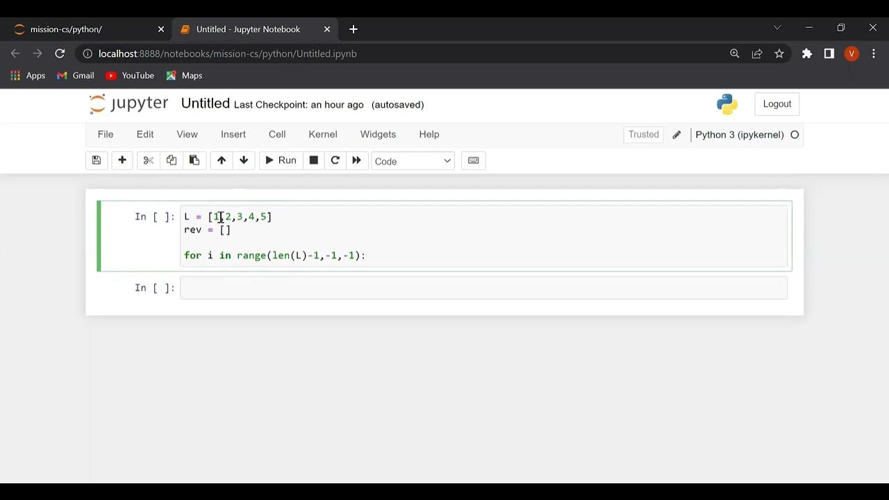 Python Program To Reverse A Given List. - Youtube
