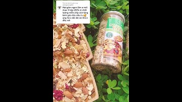 Cận cảnh ngũ cốc giảm cân Nalee , phiên bản 32% yến mạch