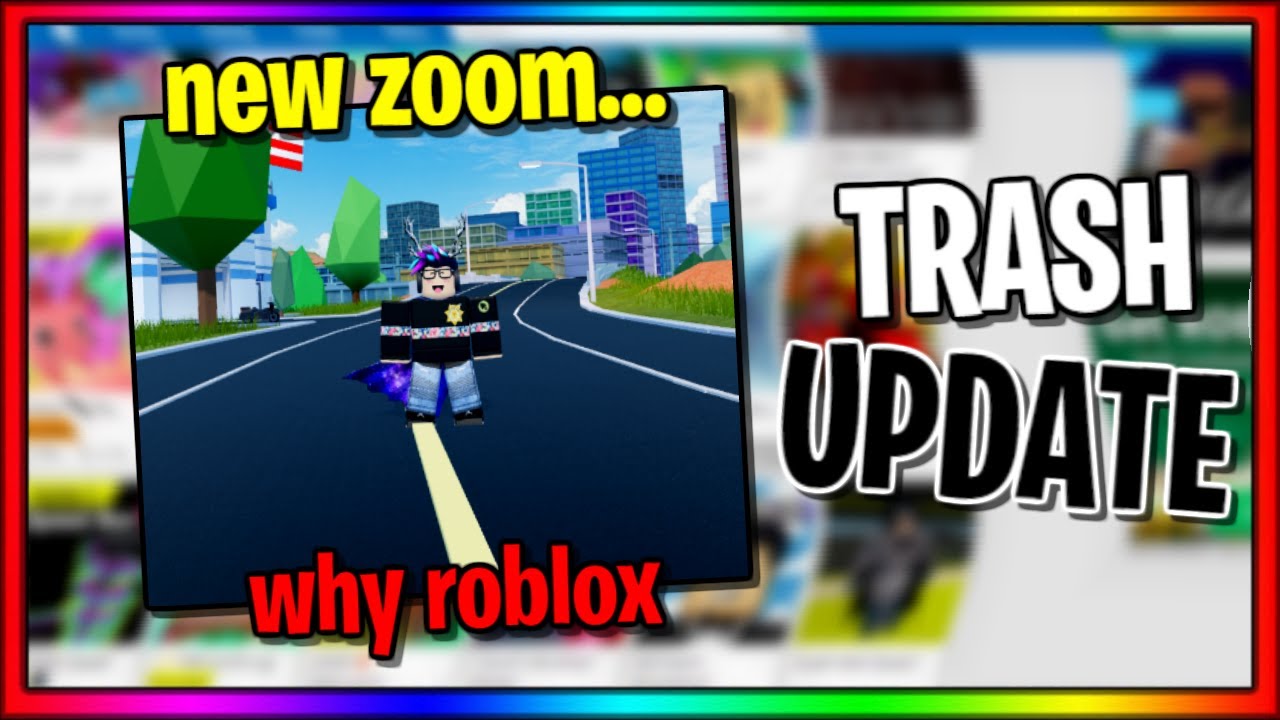 New Roblox Update Is Trash Youtube - trash model roblox