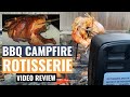 Woodeze BBQ Campfire Rotisserie Video Review by Brandi