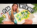 PLAN WITH ME! 🌴📅🌿 | March 2019 Bullet Journal Setup (Palm Tree theme)