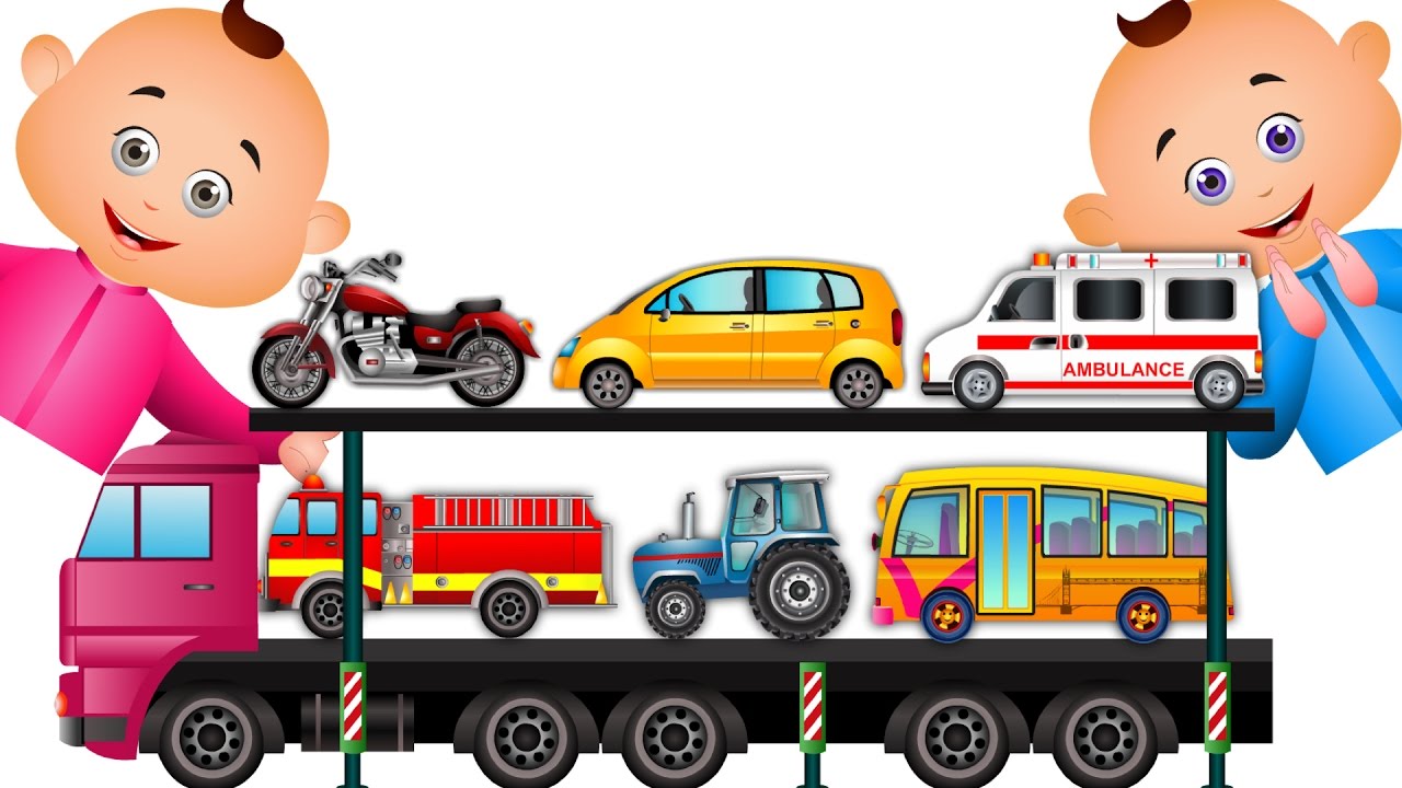 Learn Transport Vehicles & Many More For Children JamJammies Nursery