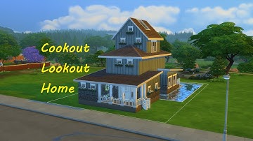 The Sims 4: Cookout Lookout House Speed Build