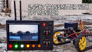 DIY Arduino 2.4 GHz RC Transmitter and Receiver With FPV Screen | With NRF24L01 7 Channel