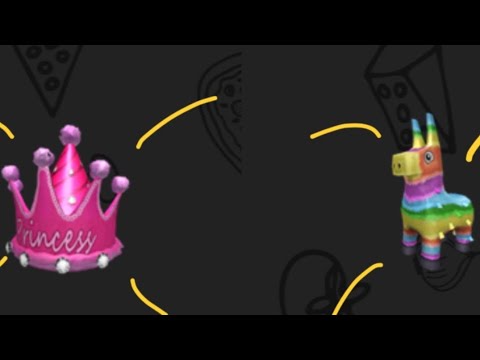 How To Get The Pinata Hat And The Princess Crown Roblox Pizza Party Event Youtube - roblox princess crown