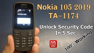Nokia 105 TA-1174 Security Code Unlock 100% Working