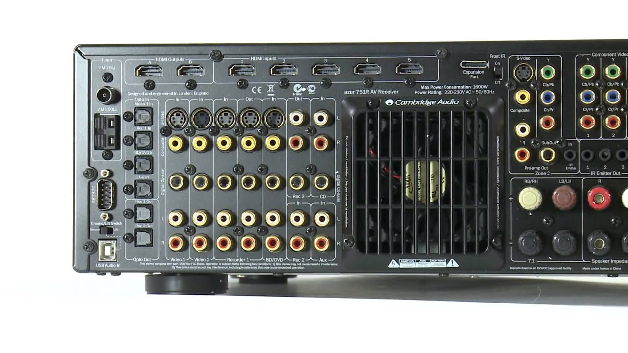 Cambridge Audio Azur 751R - www.iear.nl - YouTube