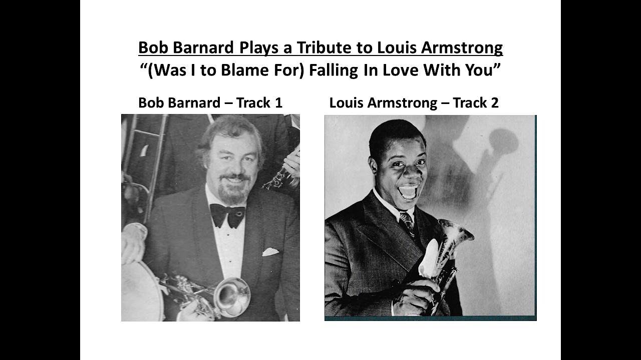 Bob Barnard Plays Louis Armstrong Falling In Love With You YouTube