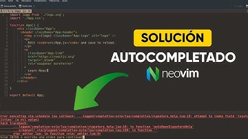 SOLUCIÓN a problemas del autocompletado de neovim