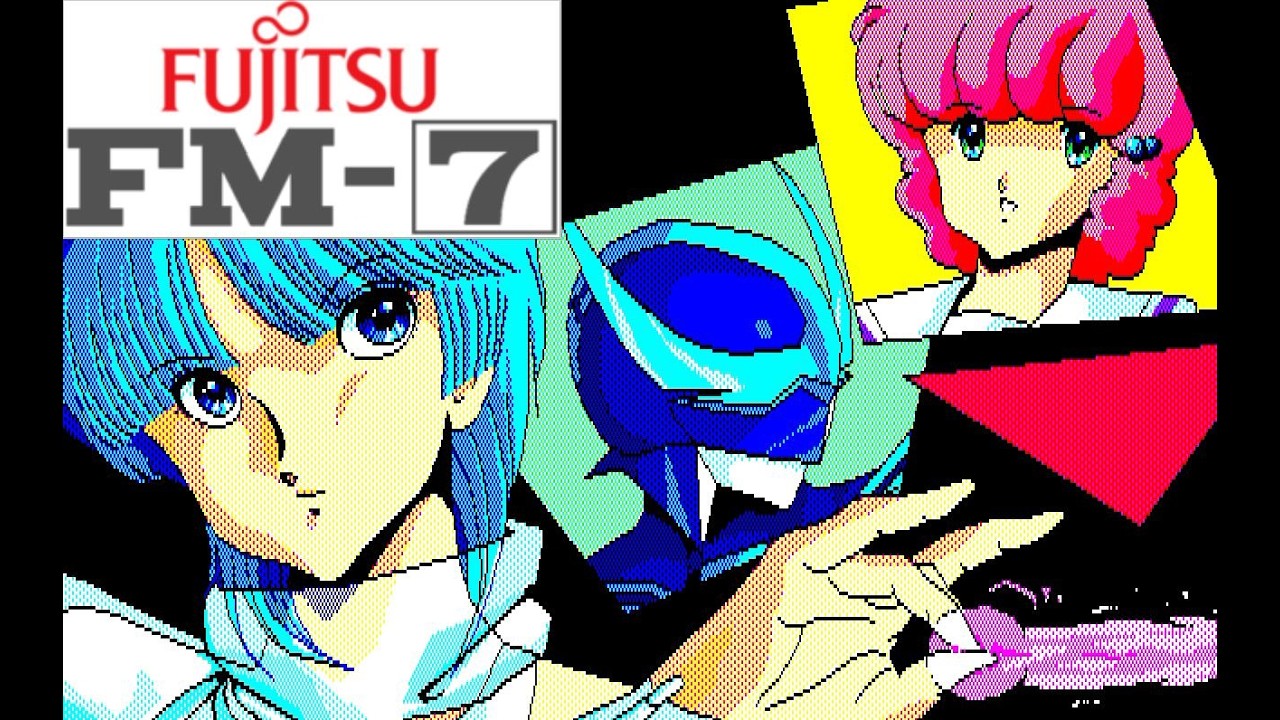 FM77AV ウイングマン１&２　ソフト FM-7] WING MAN 2 ウイングマン2（Disk Version）- Opening & Early