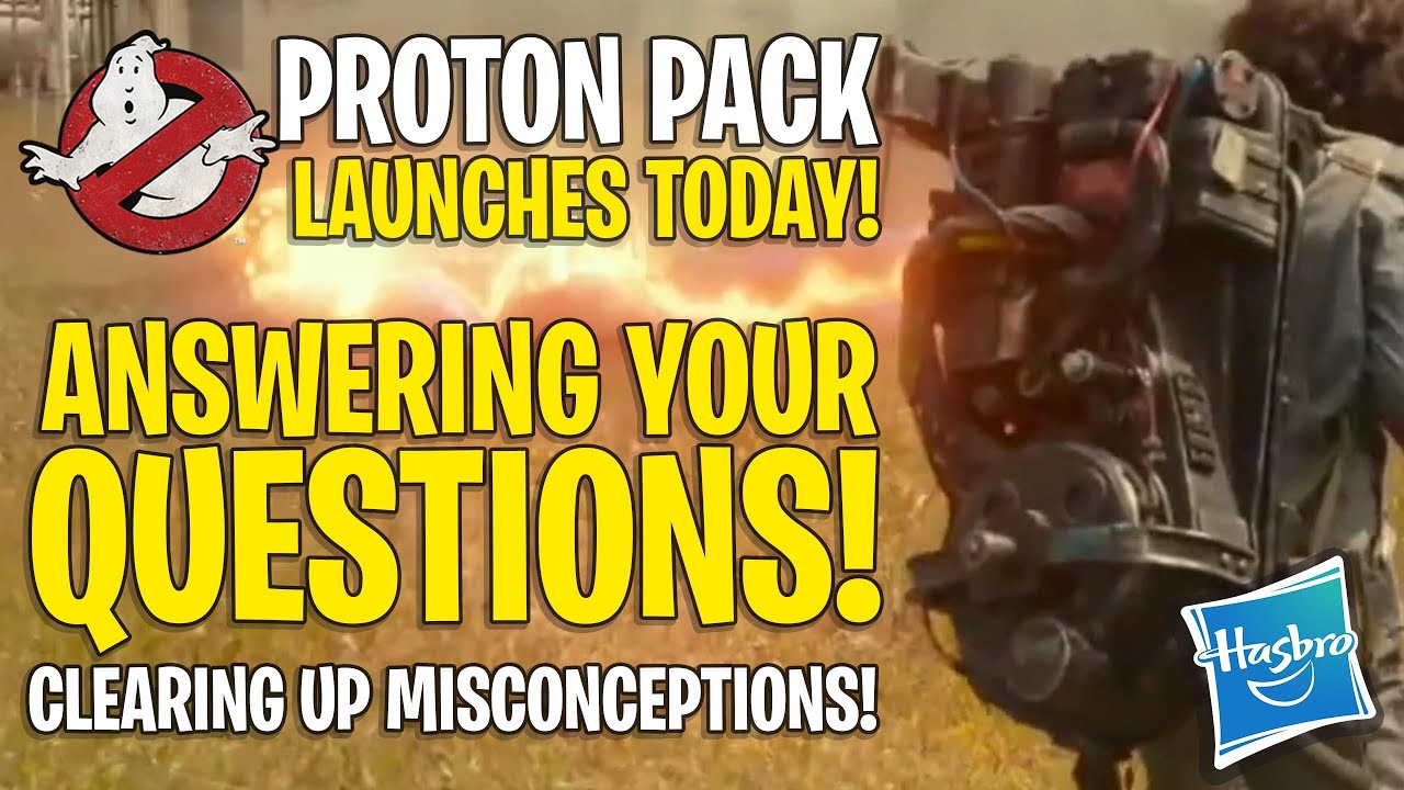 Hasbro's Ghostbusters Proton Pack reveal is today! (Answering YOUR questions)