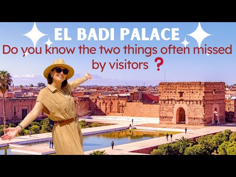 Video: El Badi Palace, Marrakech: de complete gids