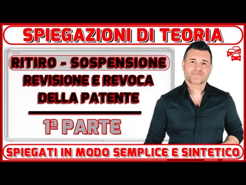 RITIRO E SOSPENSIONE