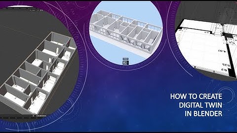 How to create digital twin in Blender