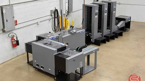 2008 Duplo System 5000 Dynamic 30-Bin Booklet Maker