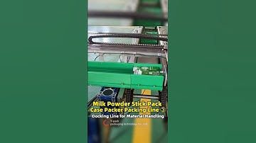 Milk Powder Stick Pack Case Packer Packing Line ③ Docking Line for Material Handling