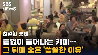 끝없이 늘어나는 카페…그 뒤에 숨은 '씁쓸한 이유' / SBS / 친절한 경제