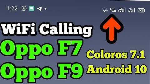 WiFi Calling In Oppo F7 And Oppo F9 | What