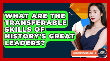 What Are The Transferable Skills Of History