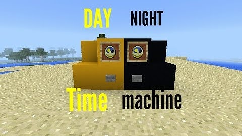 MCPE: How to make day/night time machine using command blocks!