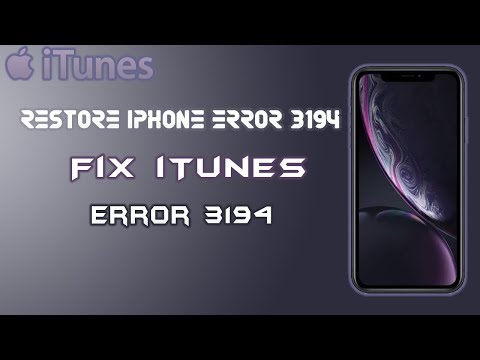 iphone లోపం 3194 | ఐఫోన్ లోపం 3194 పునరుద్ధరించు | ఐట్యూన్స్ లోపం 3194 @ఫార్ములా Pkని ఎలా పరిష్కరించాలి