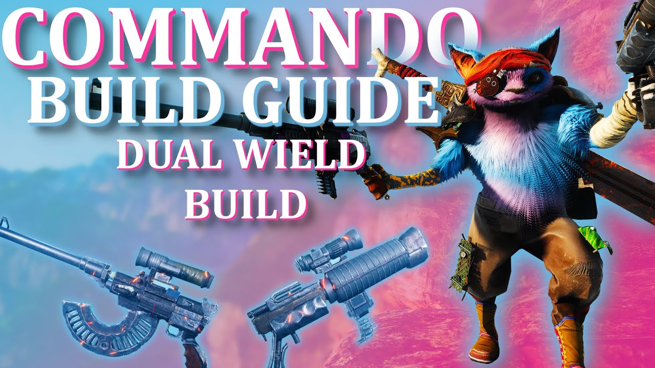Biomutant Commando Build Guide \\ Dual Wielding Pistols Build YouTube