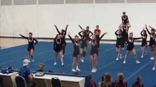 Baker University-Feb. 22, 2014 Finals Regional Cheer Competition