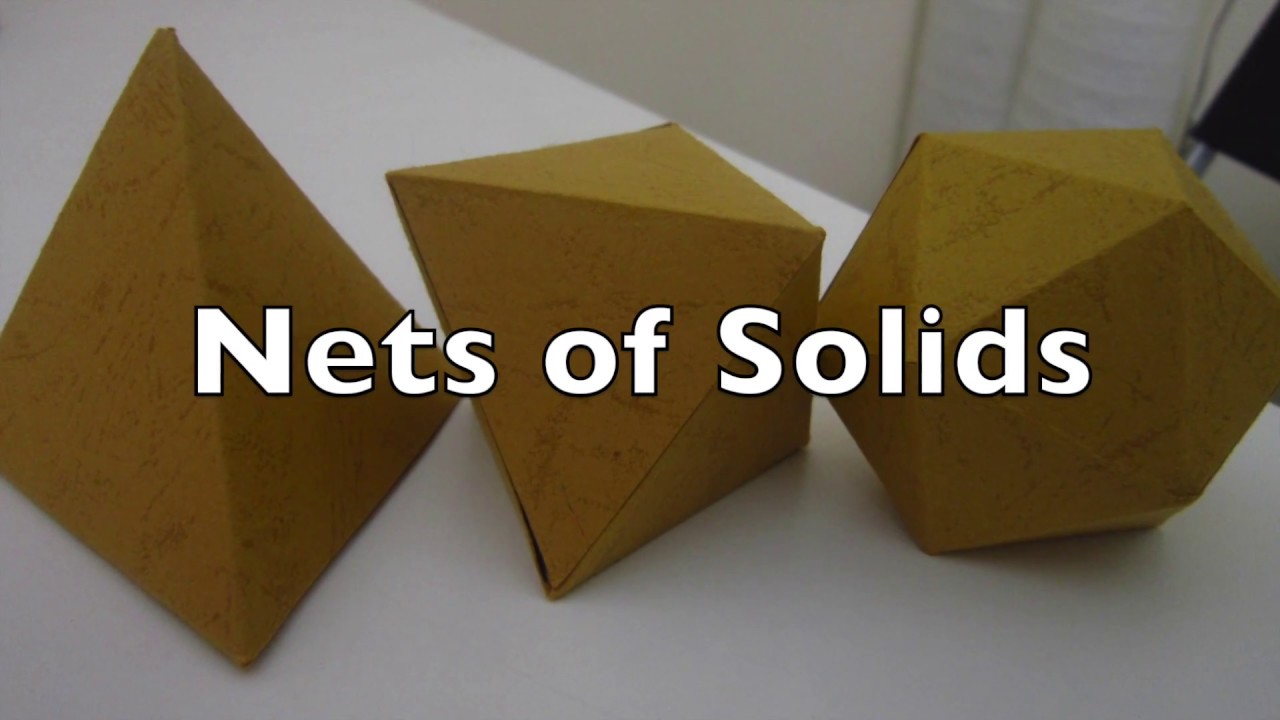 Nets of solids (3-D shapes) – GeoGebra