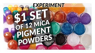 Resin Pigment Experiment 12 Mica Powders for $1 - Cost Effective Resin Dyes