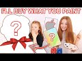 I’ll BUY Whatever You Can PAINT *Sister Shopping Challenge | Sis Vs Sis | Ruby and Raylee