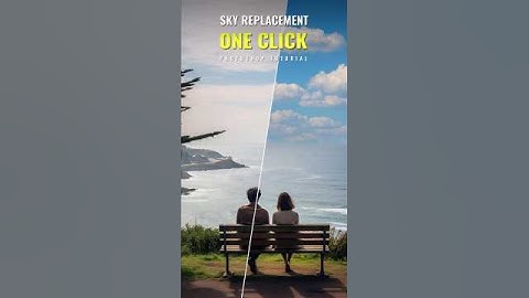 Sky Replacement in ONE CLICK! Photoshop Tutorial | Easy & Fast Photoshop Trick!