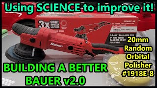 Bauer 20mm Random Orbital Polisher  Building a Better Bauer Polisher v2.0  Lower vibration, cooler