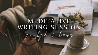1 Hour Guided Meditative Writing Session (with mindfulness bells)