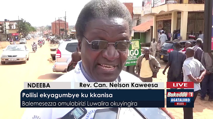 Poliisi ekyagumbye ku kkanisa.