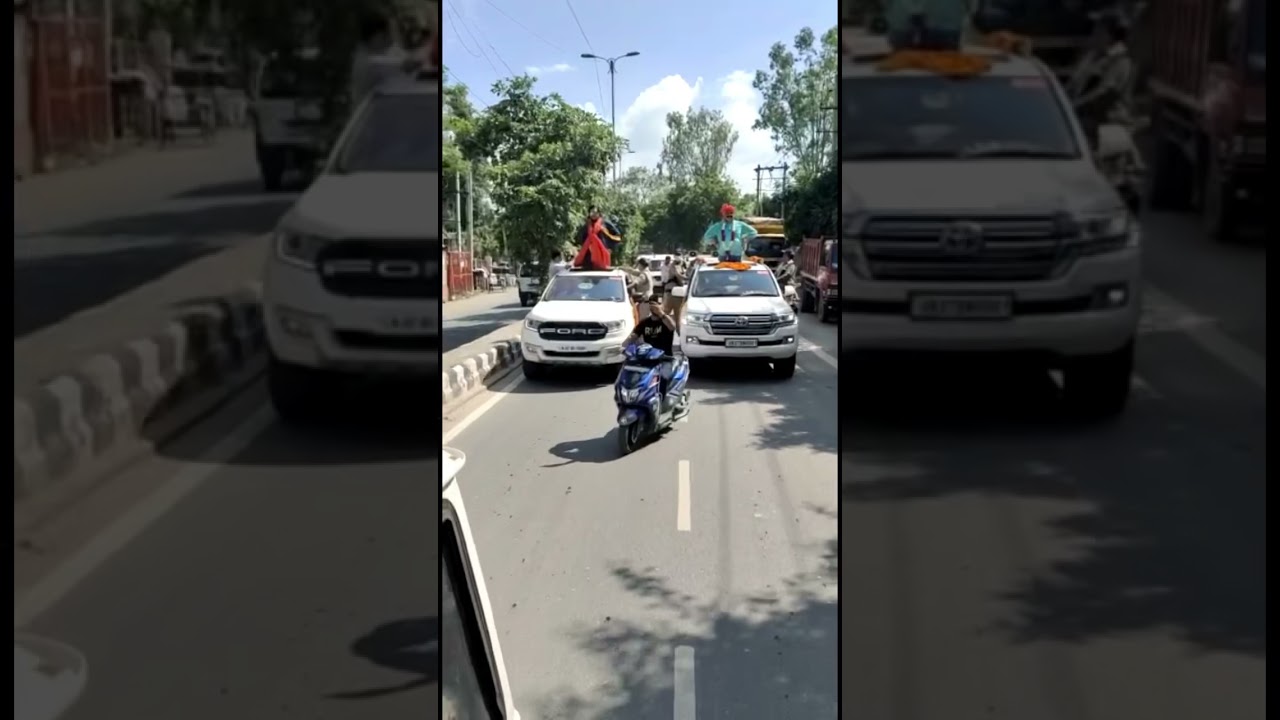 Kunwar Pranav Singh Champion with Son reached delhi inauguration of Statues Gurjar King History