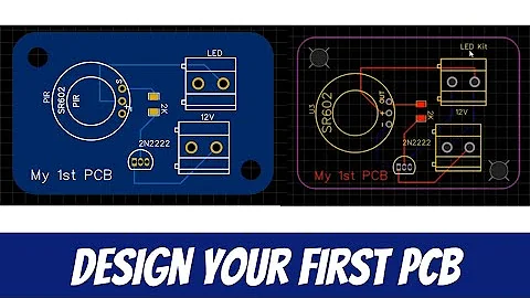 Design your first PCB (Printed Circuit Board)