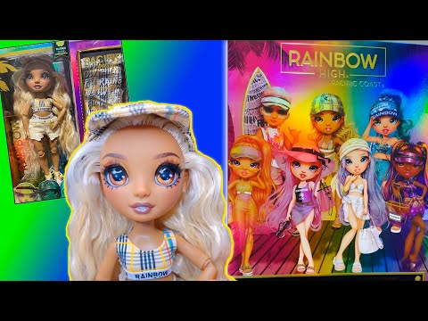Имена куколок серии Rainbow High Pacific Coast ОБЗОР куколки цвета Песок Sand Harper Dune doll