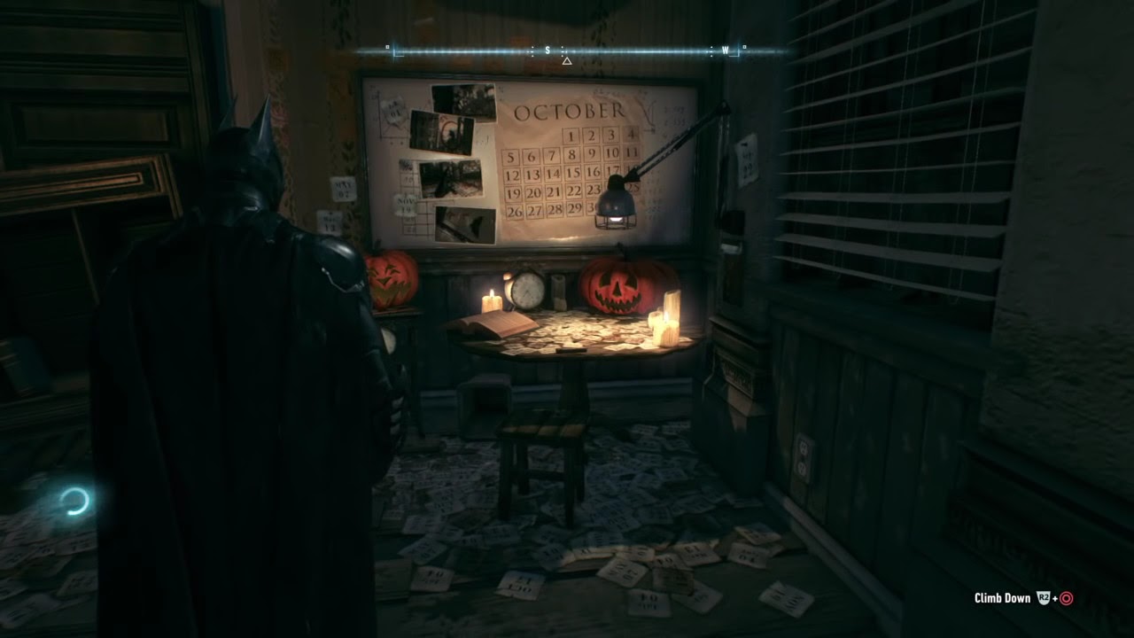 BATMAN™: ARKHAM KNIGHT - "He saved the date!" Riddle location, Founder's Island - YouTube