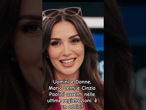 Video Uomini e Donne, Mario Lenti e Cinzia Paolini assenti nelle ultime registrazioni: è un addio?