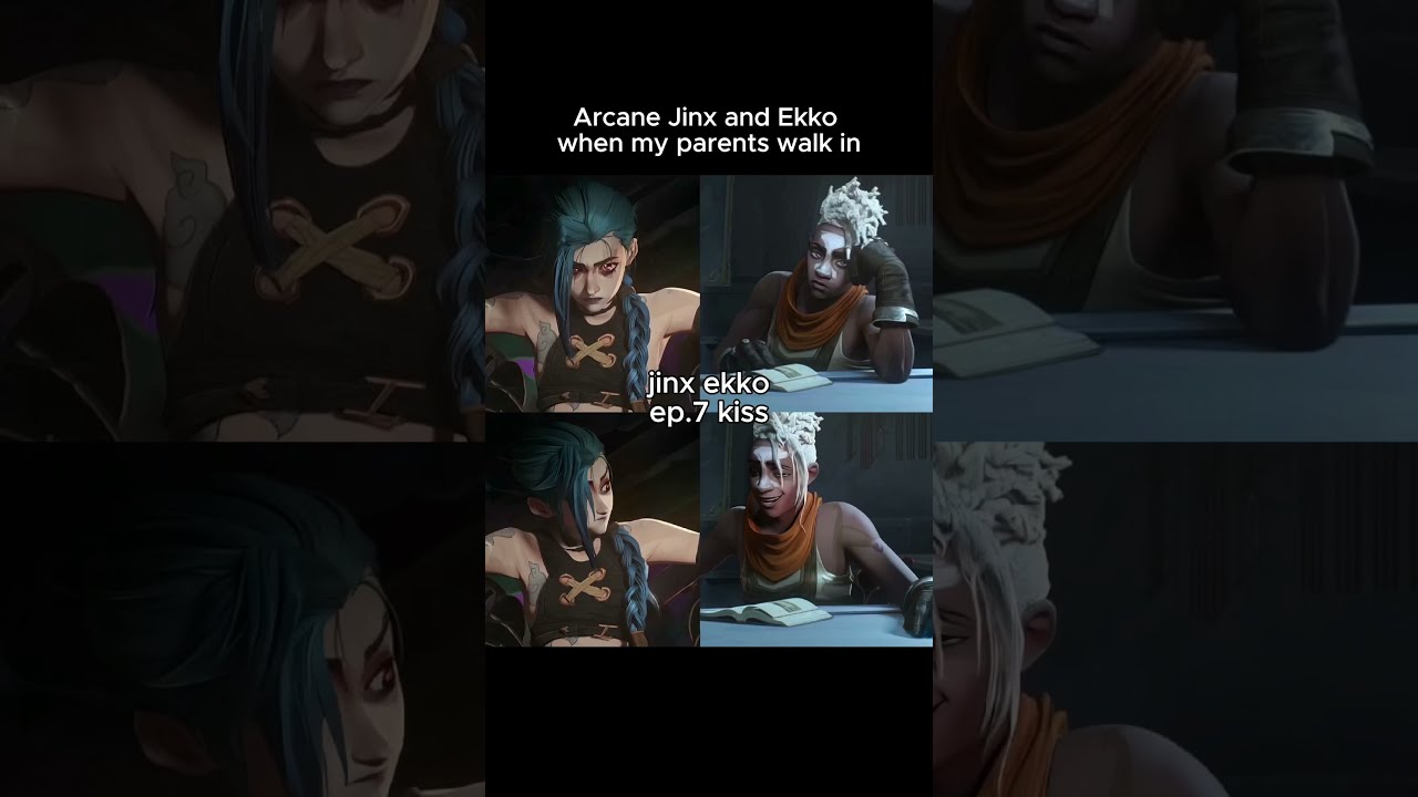 Arcane Season 2 Jinx And Ekko Lovely Kiss Moment